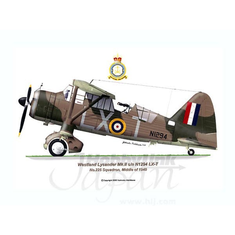Westland Lysander Mk.II N1294 LX-T