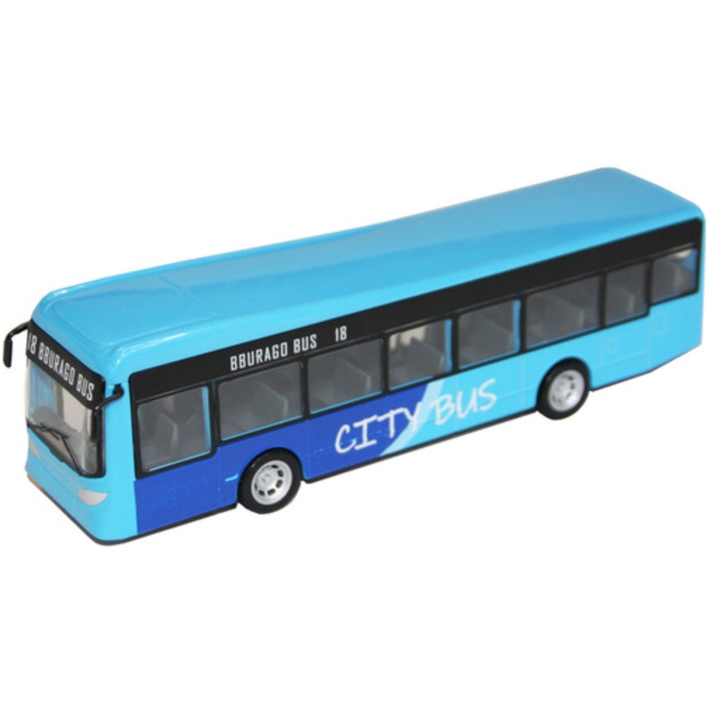 BURAGO 19CM CITY BUS W OPENING DOORS