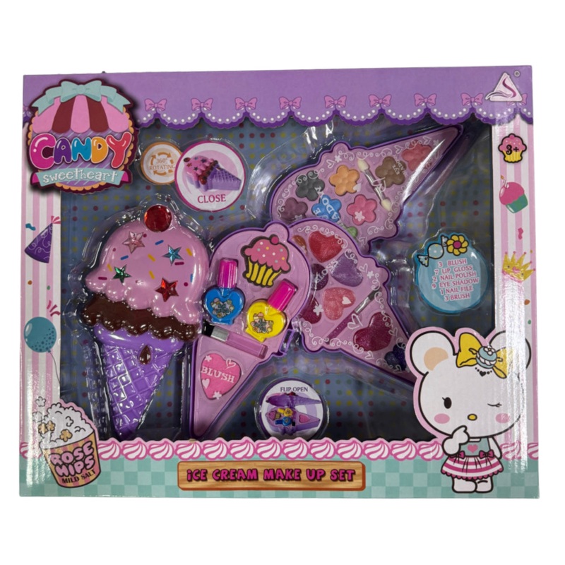 CANDY CART ICECREAM MAKEUP SET