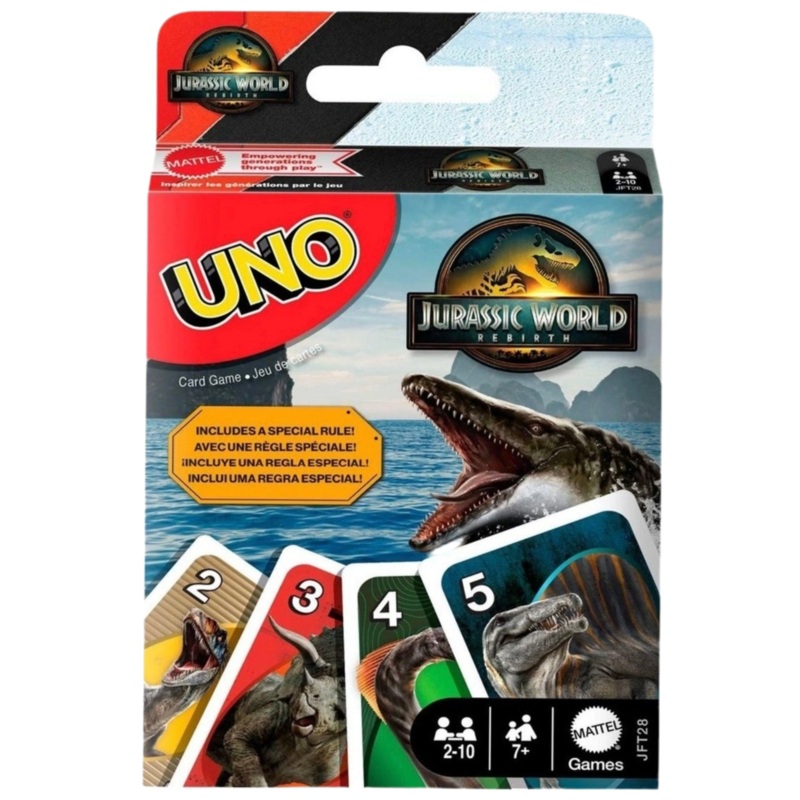 CARD GAME UNO JURASSIC WORLD