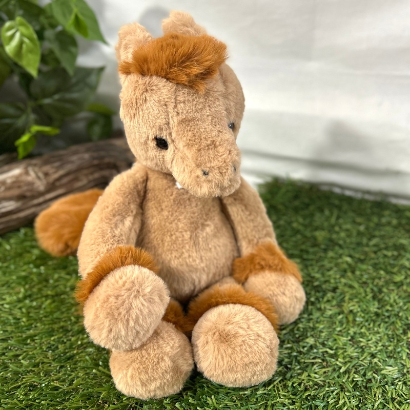 CB BEAR & ME CLIP CLOP PONY OATMEAL