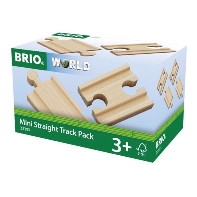 BRIO TRACKS MINI STRAIGHT PACK 4 PCS