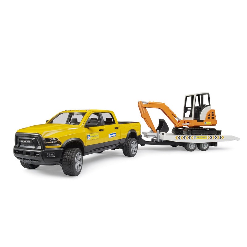 BRUDER RAM 2500 POWER WAGON & EXCAVATOR