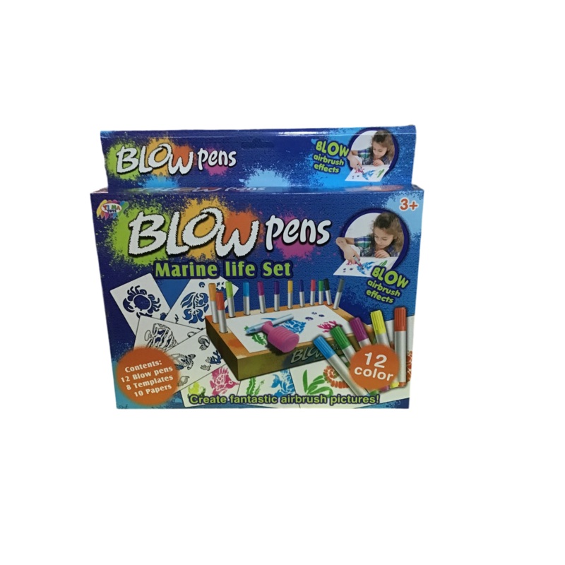 BLOW PENS AIRBRUSH SET AST