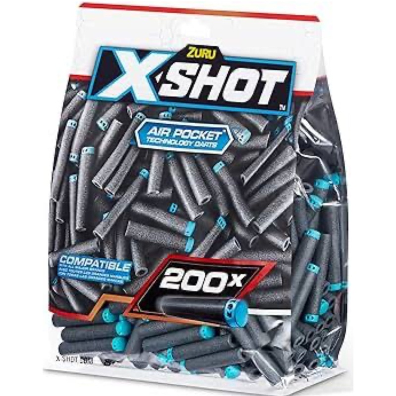 XSHOT 200PK ELITE DART REFILS