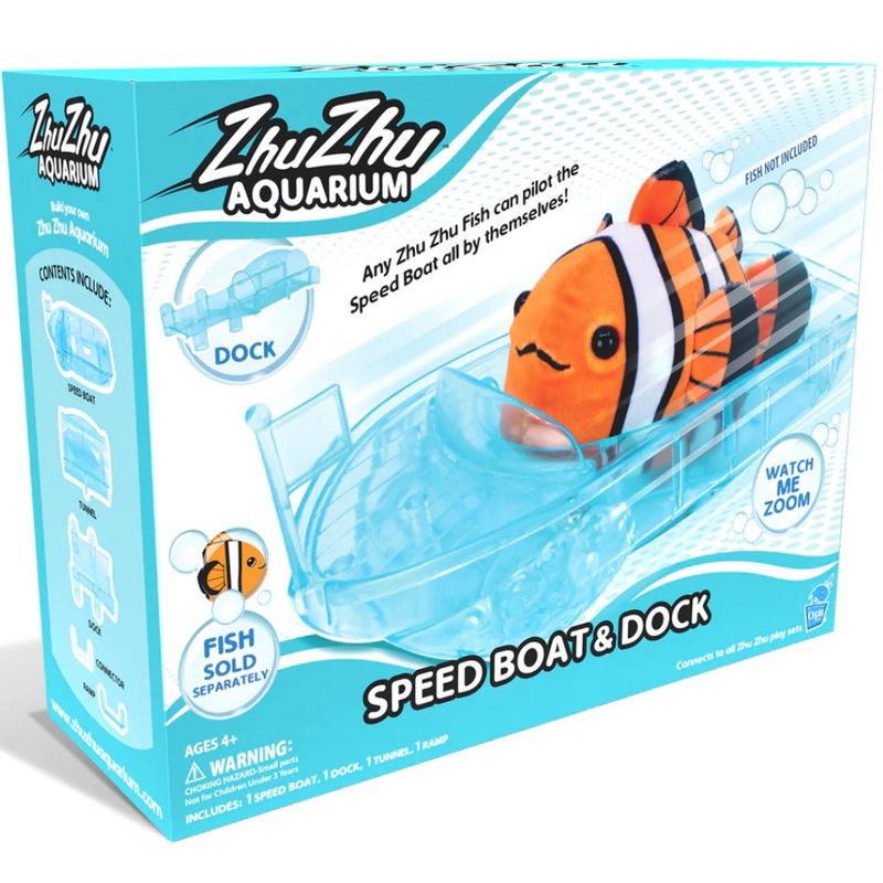 ZHU ZHU AQUARIUM SPEEDBOAT & DOCK