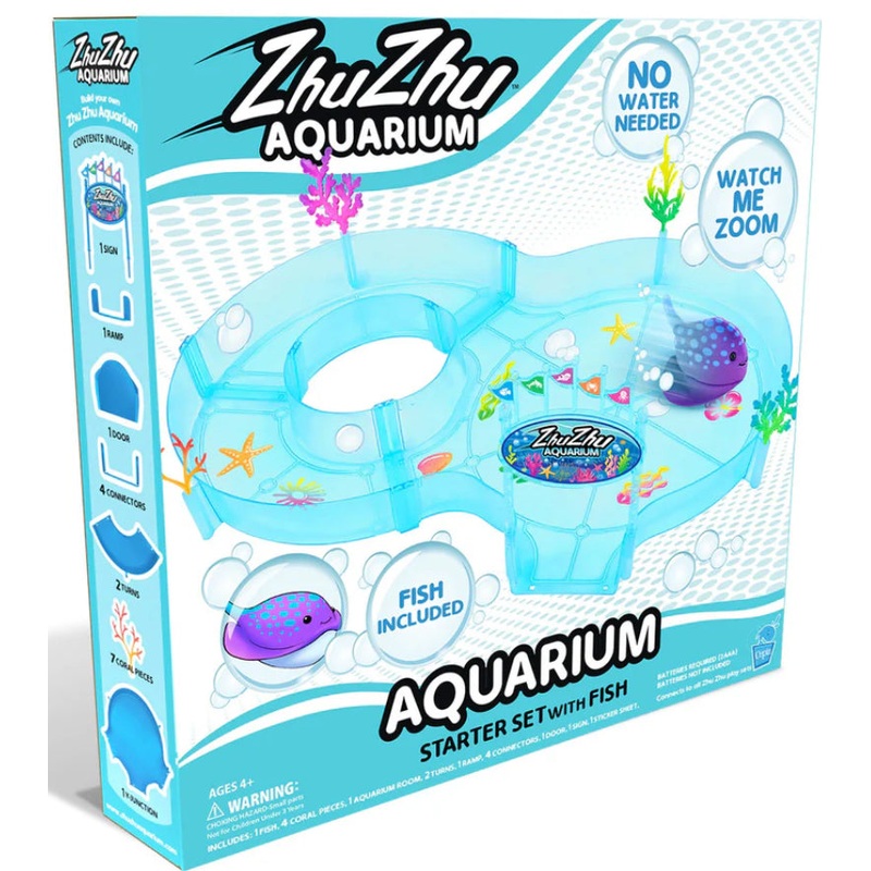 Zhu Zhu Aquarium Starter Set W Fish