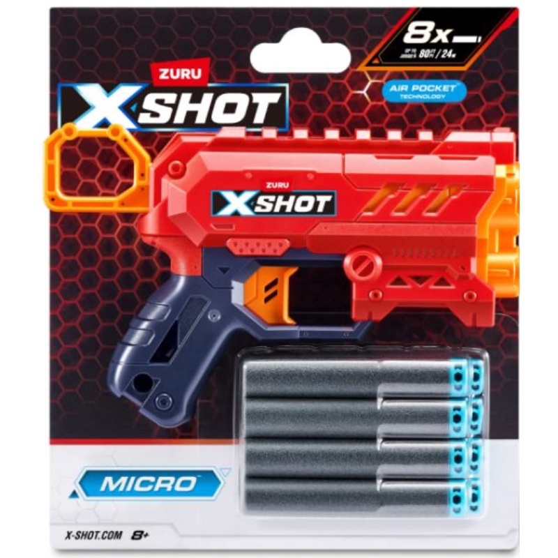 ZURU XSHOT EXCEL MICRO 2.0 W 8 DARTS