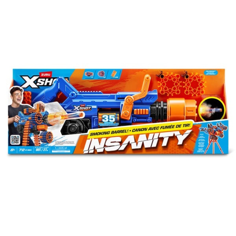 ZURU XSHOT INSANITY MOTOR SMOKE BARREL
