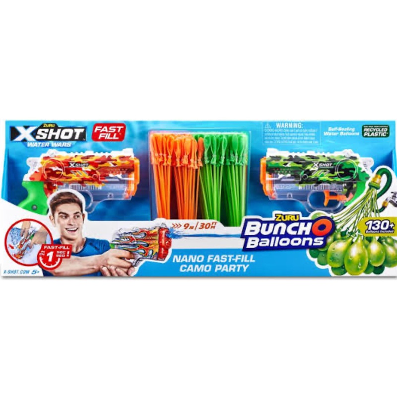 Zuru Xshot Nano & Bunch Of Balloons Vrs