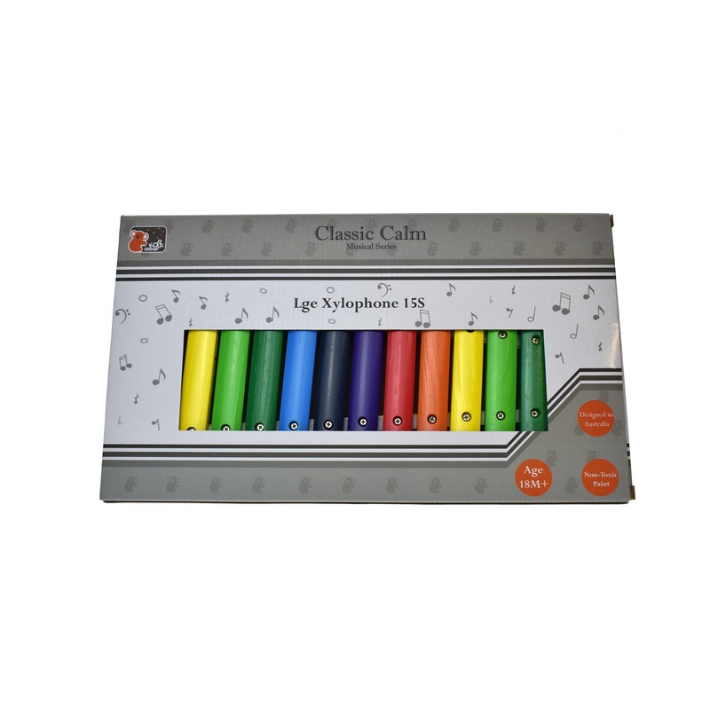 WOODEN XYLOPHONE RAINBOW COLORS