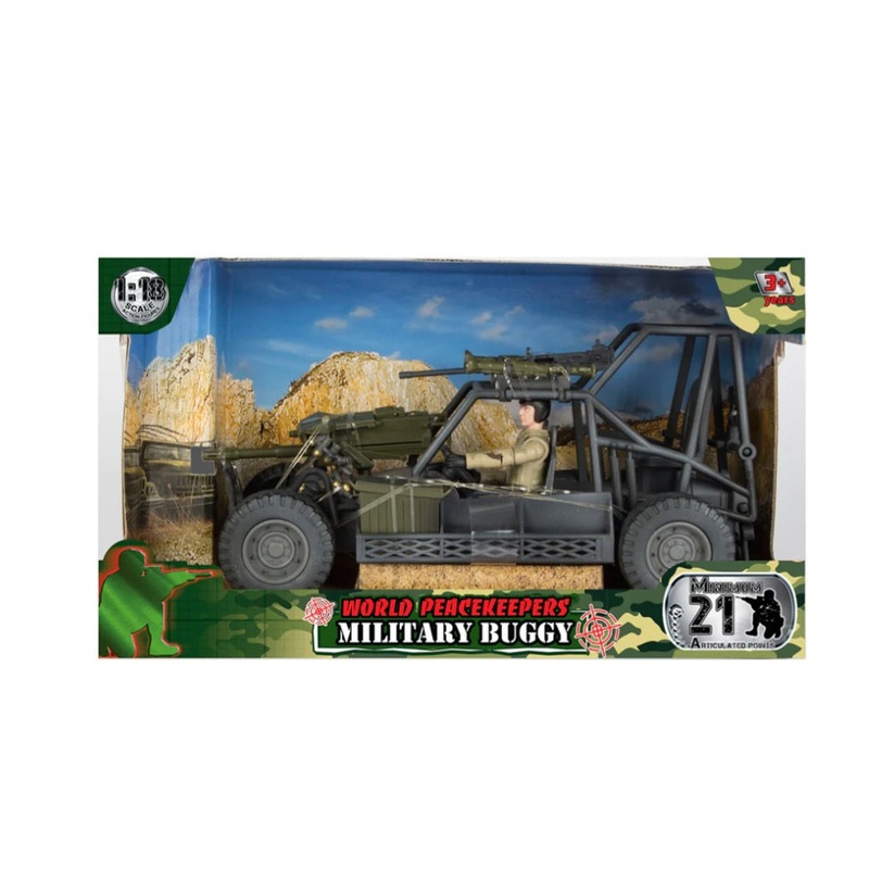 WORLD PEACE 1:18 MILITARY BUGGY