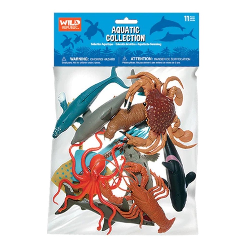 Wild Republic Aquatic 11Pcs