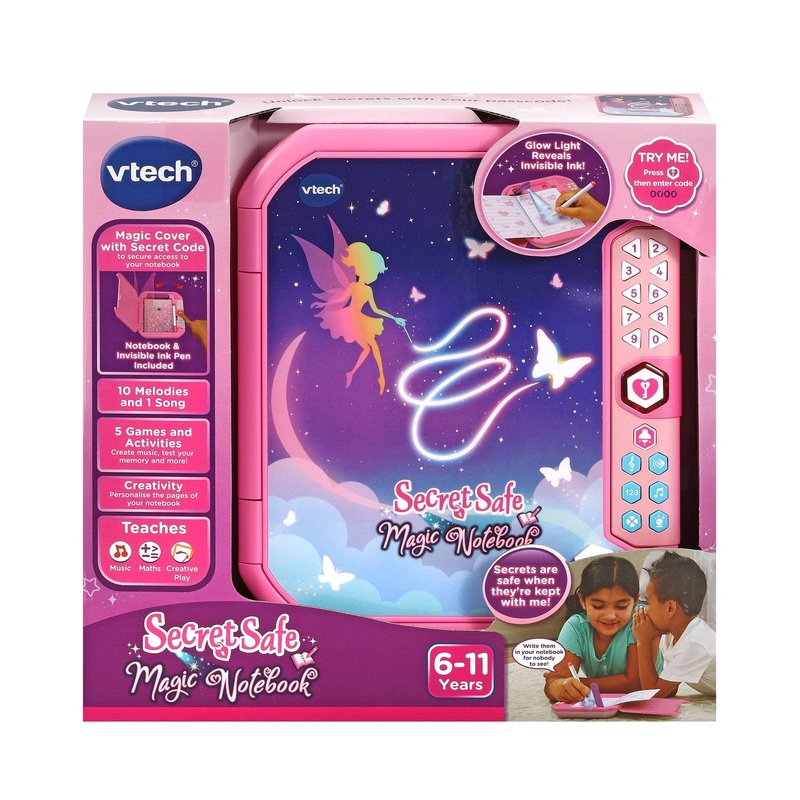 VTECH SECRET SAFE MAGIC NOTEBOOK