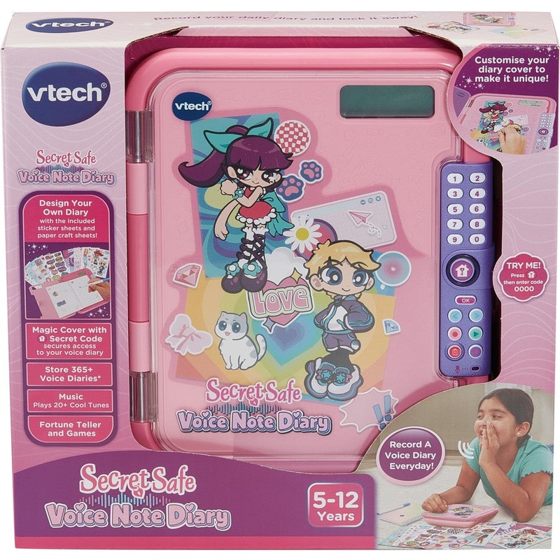 VTECH SECRET SAFE VOICE NOTE DIARY