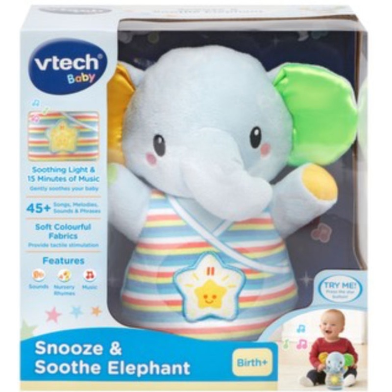 VTECH SNOOZE & SOOTHE ELEPHANT BL REFRES