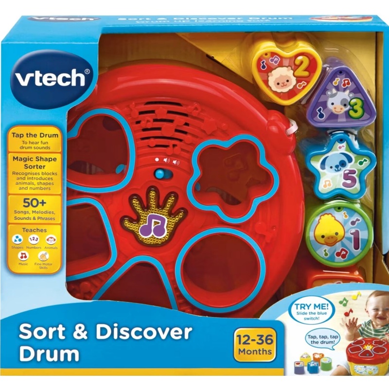 VTECH SORT & DISCOVERY DRUM