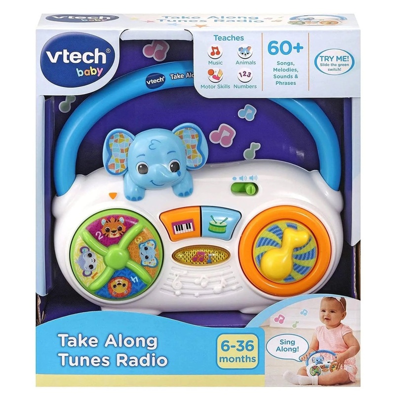 VTECH TAKE ALONG TUNES RADIO