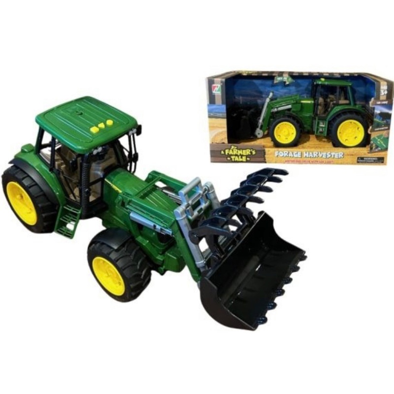 TRACTOR LARGE LIGHT & SOUNDS GREEN