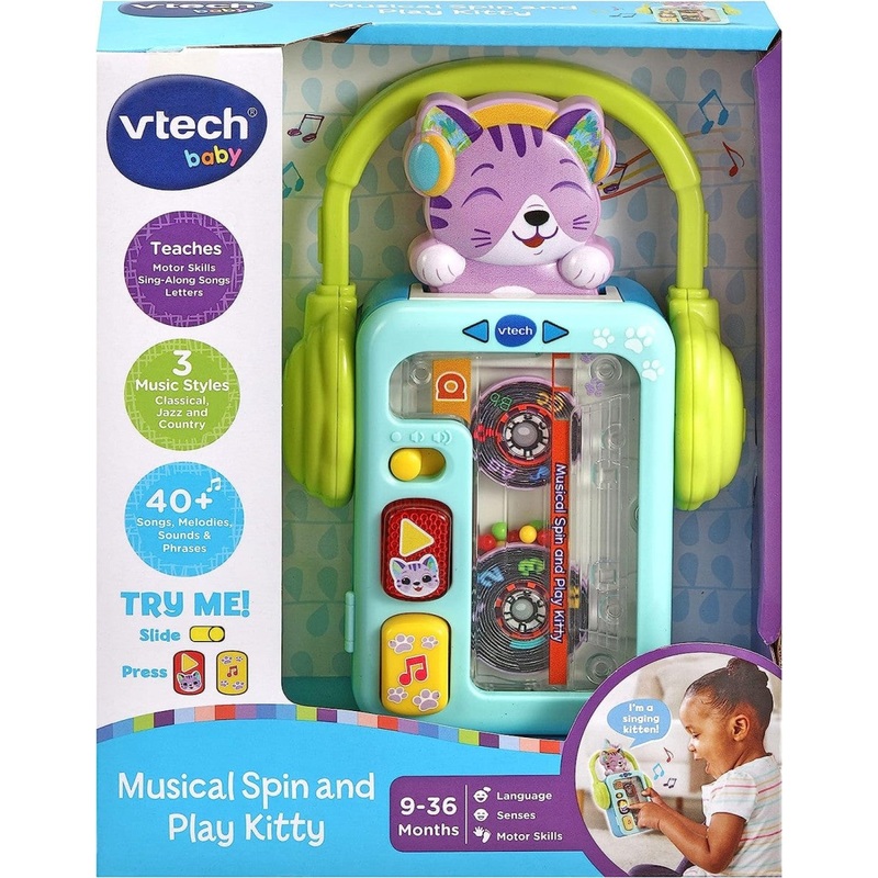 VTECH BABY MUSICAL SPIN AND PLAY KITTY