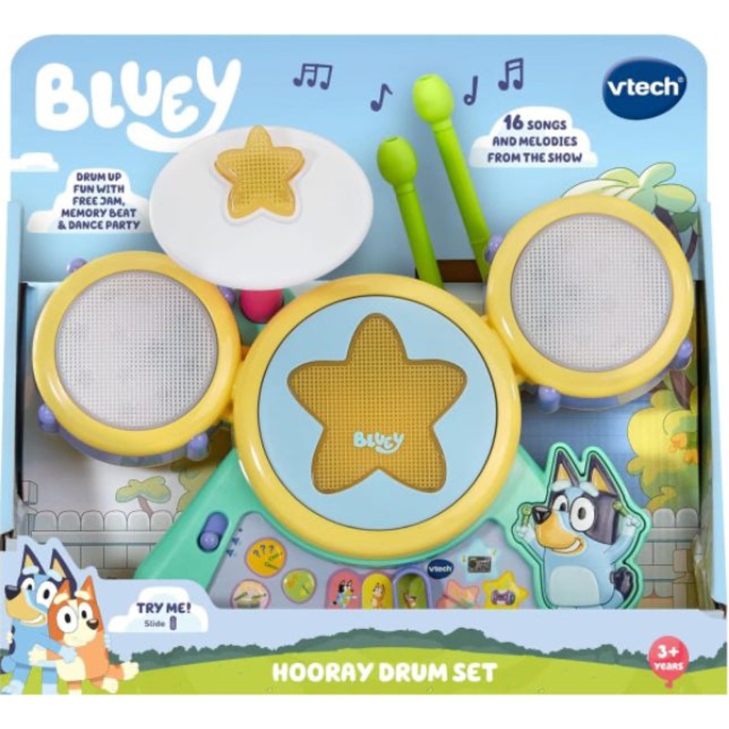 VTECH BLUEY HOORAY DRUM SET