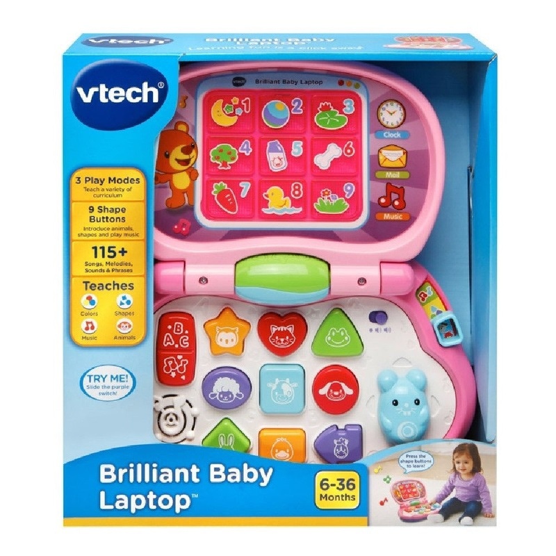 Vtech Brilliant Baby Laptop Pink