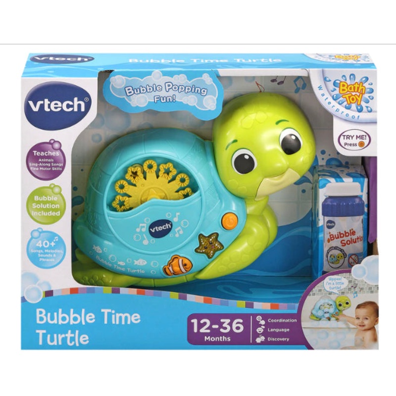 VTECH BUBBLE TIME TURTLE