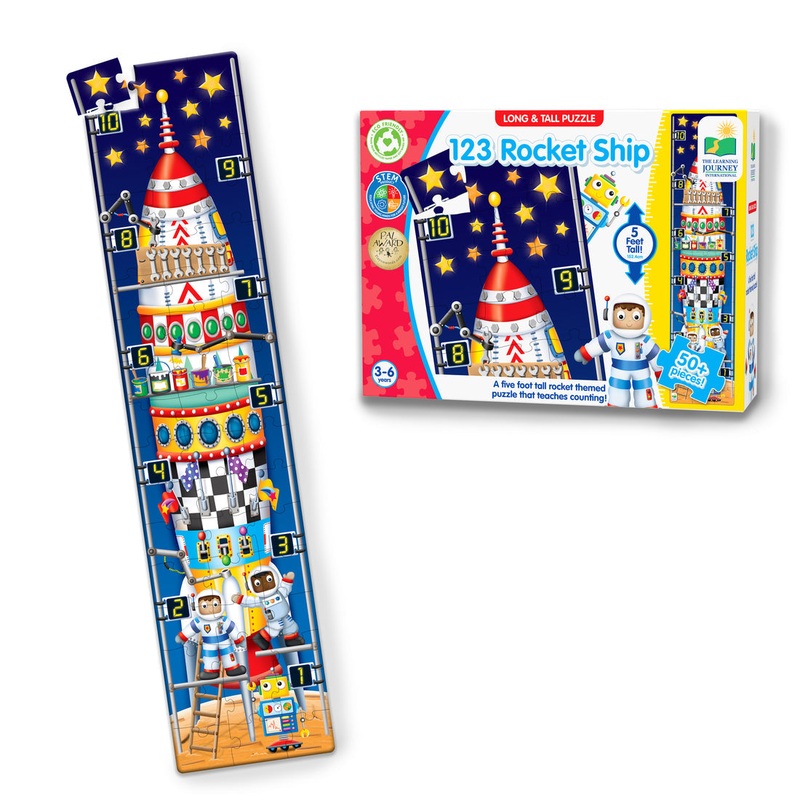 TLJ LONG & TALL PUZZLE 123 ROCKETSHIP