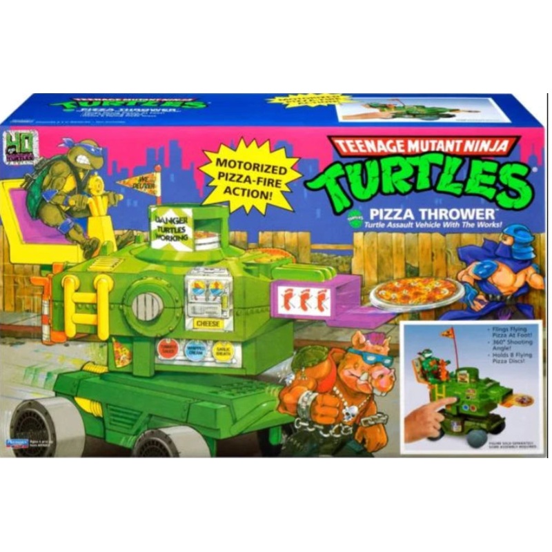 TMNT CLASSIC PIZZA THROWER VEHICLE