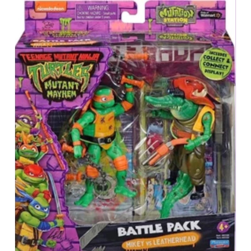 Tmnt Mm Movie Mutant Good Vs Bad Asst