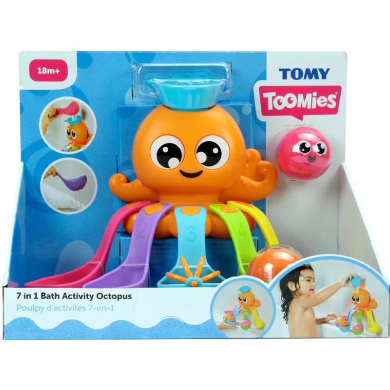 TOMY 7 IN 1 BATH ACTIVITY OCTOPUS