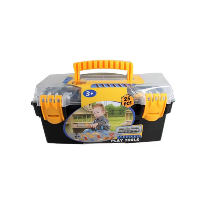 TOUGH TOOL BOX W 25 PCS