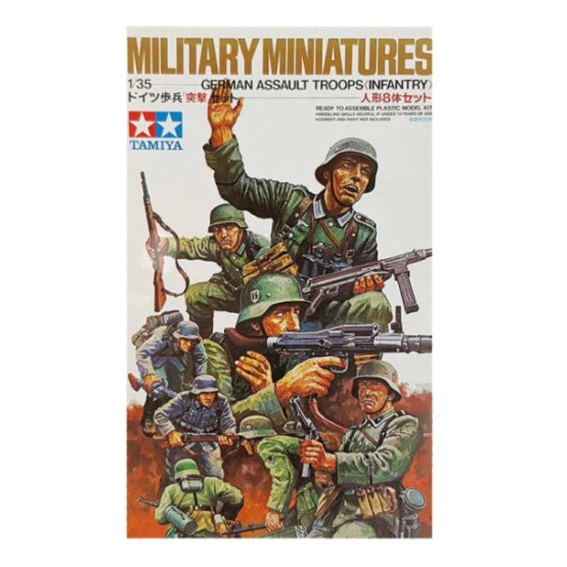 TAMIYA 1:35 GERMAN ASSAULT TROOPS