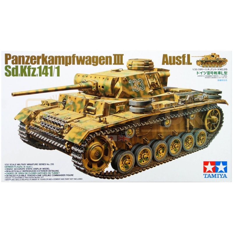 Tamiya 1:35 German Pz Kpw.Iii Ausf.L