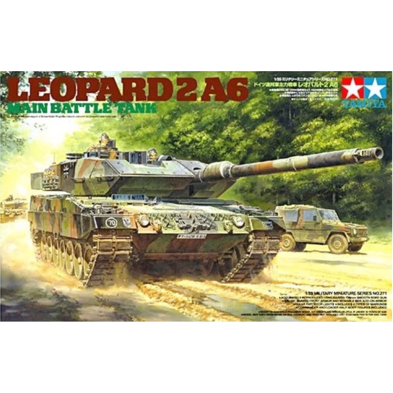 TAMIYA 1:35 LEOPARD 2 A6 MAIN BATTLE TAN