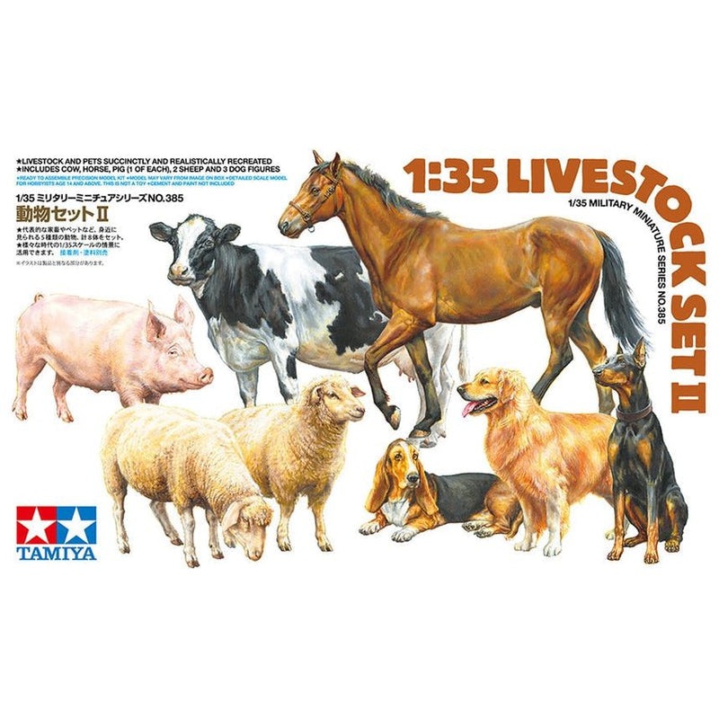 Tamiya 1:35 Livestock Set