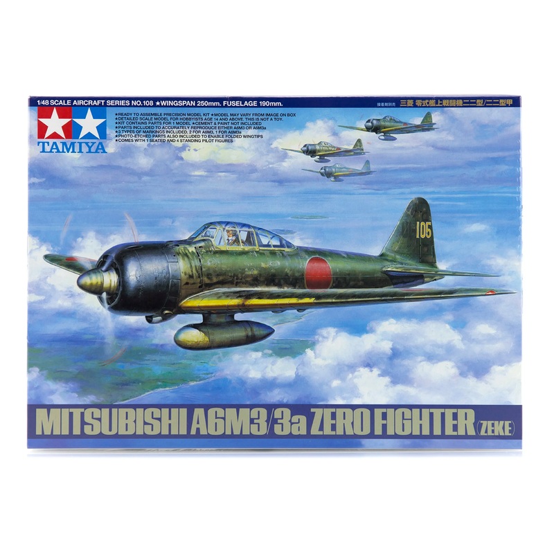 Tamiya 1:48 A6M3/3A Zero Fighter Mits