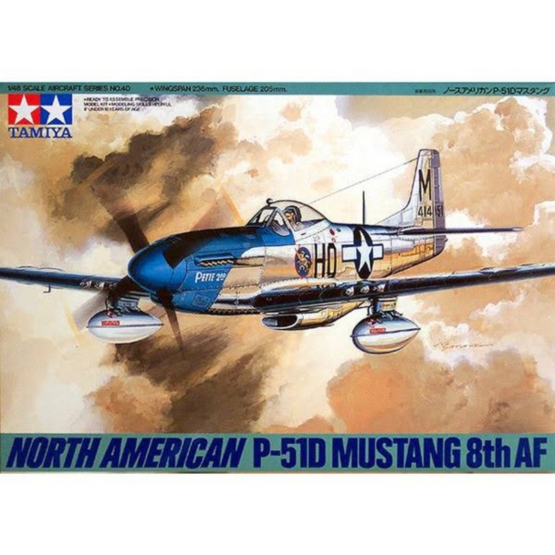 TAMIYA 1:48 AP51D MUSTANG 8TH AF