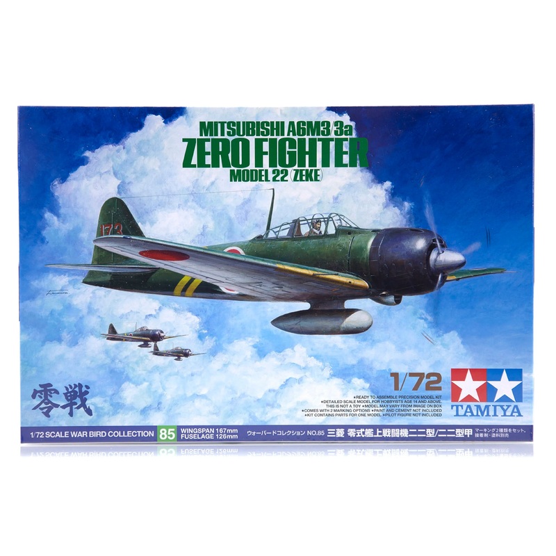 TAMIYA 1:72 A6M3/3A ZERO FIGHTER MITS