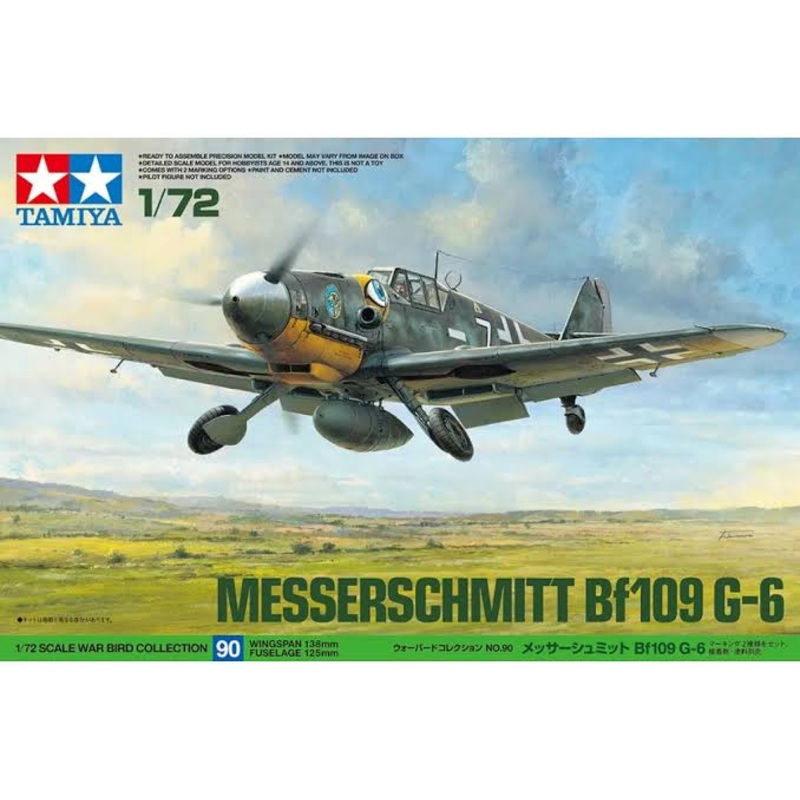 TAMIYA 1:72 BF109 G-6