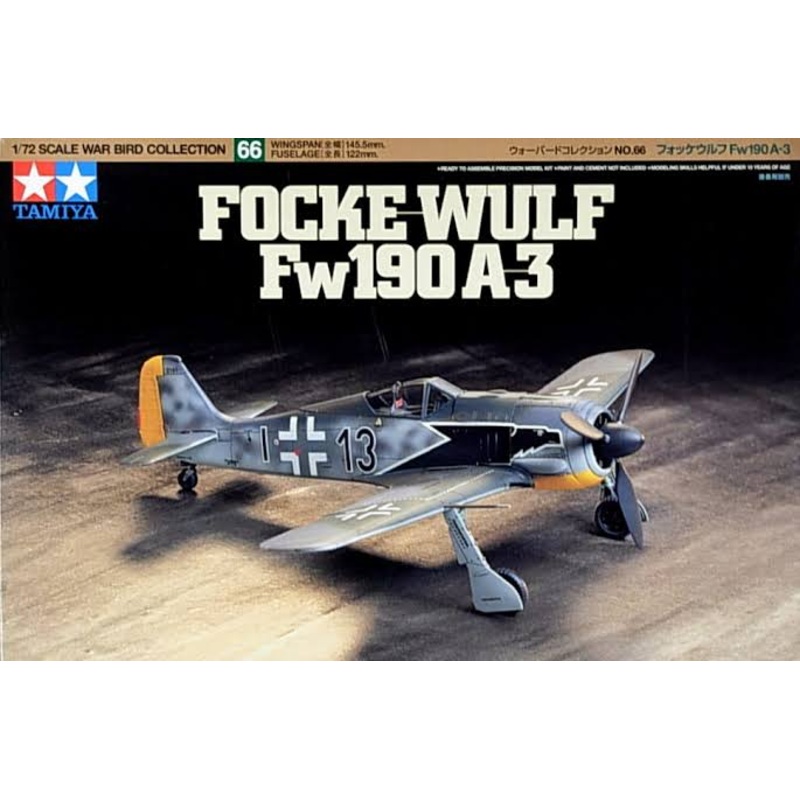 TAMIYA 1:72 FOCKE-WULF FW190 A-3