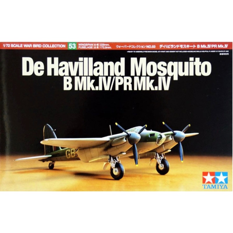 TAMIYA 1:72 MOSQUITO B MK.IV/PR MK.IV