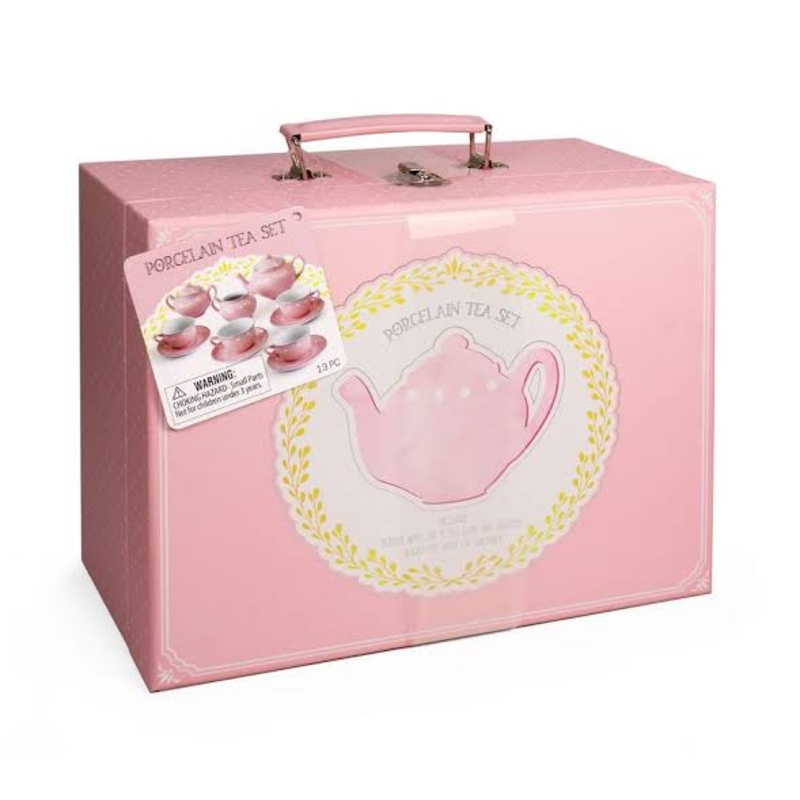 TEA SET DELUXE PORCELAIN 13PC