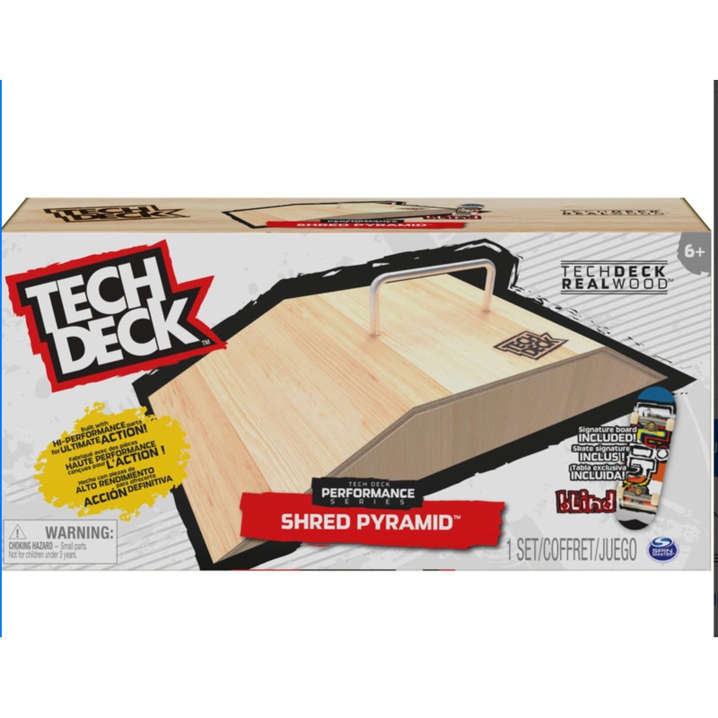 TECH DECK PERFORMANCE WOODEN RAMP