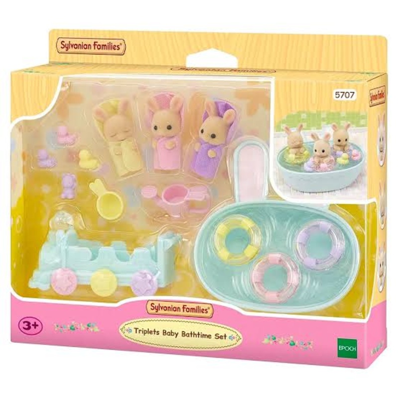 SYL/F TRIPLETS BABY BATHTIME SET