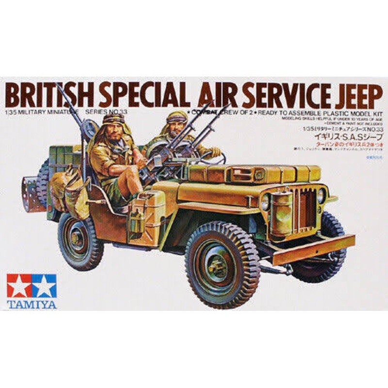 TAMIYA 1:35 BRITISH SAS JEEP