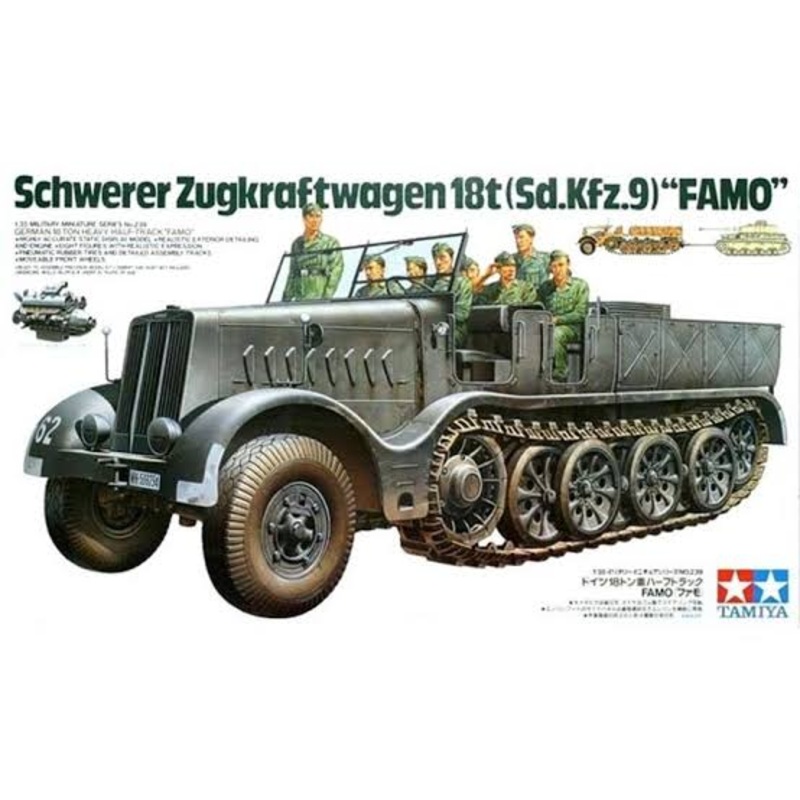 TAMIYA 1:35 GERMAN 18 TON HALF TRACK FAM