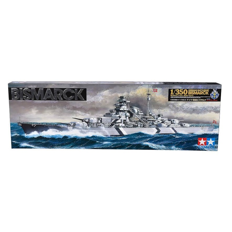 TAMIYA 1/350 BISMARCK BATTLESHIP