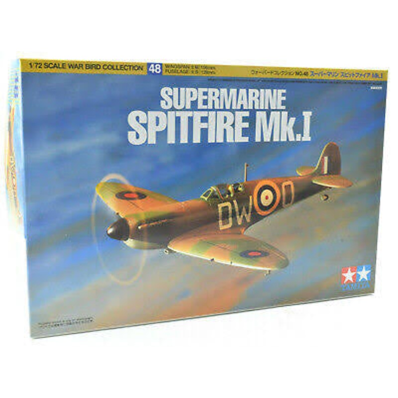 TAMIYA 1/72 SUPERMARINE SPITFIRE MKI