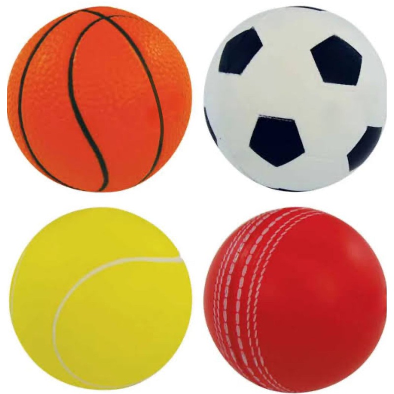 SUPER HIGH BOUNCE BALL 100MM AST